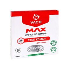 Спіраль від комарів Vaco Max 6 шт - фото