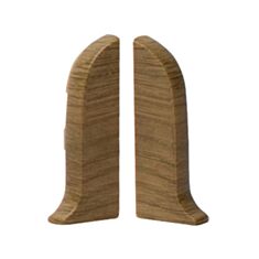 Комплект заглушек для плинтуса Salag SG56 NGTK08 08 дуб темный - фото