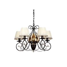 Люстра Спектрум-А 29294-7 чорна - фото