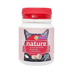 Поливитаминный комплекс Vitomax Nature для кошек с кроликом 100 таблеток - фото