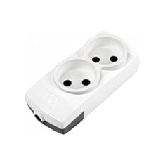 Колодка Gunsan Aras 001200 2 гнізда без зеземлення з шторками - фото