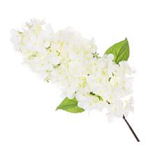 Декоративна гілка Гортензії Бобо Bona Di 137-021 90 см біла - фото