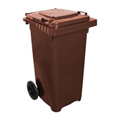 Контейнер для ТПВ Алеана Євро 120 л коричневий - фото