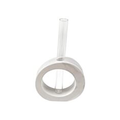 Ваза Cute з колбою сірий мармур - фото