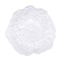 Тарілка скляна Olens Білий лід O8030-151 16 см - фото