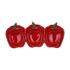 Менажниця Bona Di 928-090 Pepper 32,5*14,5*6 см червона - фото