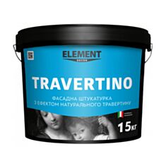 Декоративная штукатурка  Element Travertino 15 кг - фото