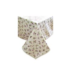 Скатертина Прованс Lilac Rose з мережкою 120*140 см - фото