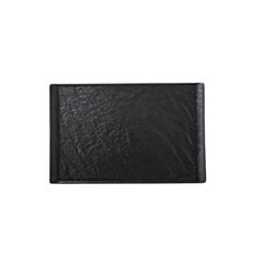 Тарілка прямокутна Wilmax Slatestone Black 661109/А 29,5*14,5 см - фото