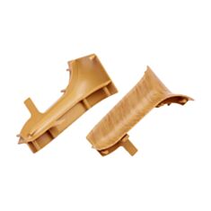 Комплект кутів внутрішніх для плінтуса ТІС 0028-ПЛГВК Дуб Комо 2 шт - фото