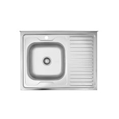Кухонная мойка Kroner Dekor 6080L 0,6 мм 60*80*18 см  - фото