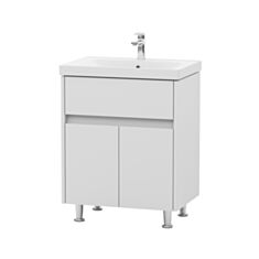 Тумба Respect-M Nerro ТН-3 65 з умивальником Sava 65 см біла - фото