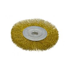 Щітка-крацовка Spitce 18-054 дискова латунна 150 мм - фото