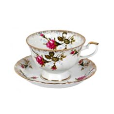 Чашка з блюдцем Cmielow Iwona B013 220 мл - фото