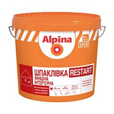 Шпаклівка фінішна інтер'єрна Alpina Expert Restart 5 кг - фото