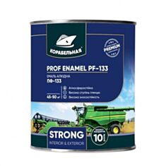 Емаль алкідна Корабельна METALPROF ENAMEL ПФ-133 біла 2,5 л - фото