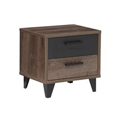 Тумба приліжкова Baveno BVNK021 дуб темний/дуб чорний - фото
