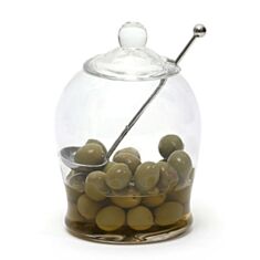 Банка стеклянная с крышкой и металлической ложкой BonaDi 527-J10 650 мл - фото