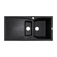 Кухонная мойка Adamant New Line Plus 97,5*49,5*23,5 см черный-03 - фото