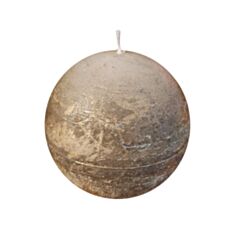 Свічка куля Candy Light Bo08/1-1.3-9.2 лляна омбре золото - фото