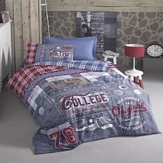 Комплект постільної білизни Cotton Box Girls&Boys Line Ranforce BLU JEANS Mavi 1,6 - фото