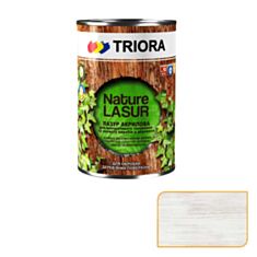 Лазур акрилова Triora декоративна 10 біла 1 л - фото