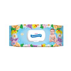 Вологі серветки SuperFresh дитячі 72 шт - фото