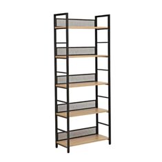 Стеллаж Signal RAW R5 дуб/черный - фото