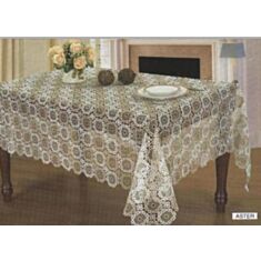 Скатертина Arya Aster з гіпюром 160*220 - фото