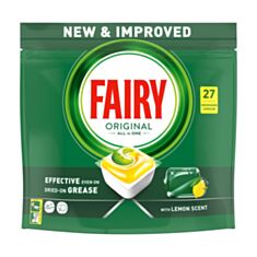 Таблетки для посудомоечных машин Fairy Лимон 27 шт - фото