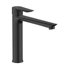 Змішувач для умивальника високий Imprese Vaclav f03506410AB чорний - фото