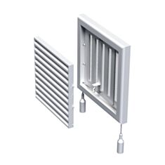 Приточно-вытяжная решетка Вентс МВ 100Рс - фото