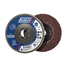 Круг лепестковый торцевой Титан Абразив ТА1253627АN Т27 P36 125*22,23 мм - фото