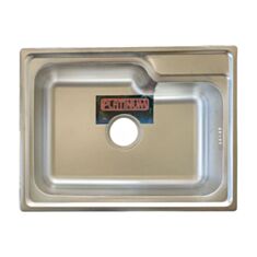 Кухонная мойка Platinum 5845 0,8 мм 58*45*18 см декор - фото