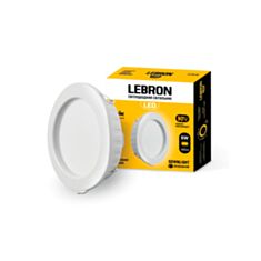 Світильник світлодіодний Lebron L-DR-1241 12-08-12 12W 4100K білий - фото