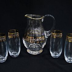 Набор для воды Bohemia Club 1e634-43249 350мл*6шт/1500мл/7пр - фото