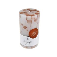 Свічка ароматична Candy Light MС07*13/1 циліндр кава-лате - фото