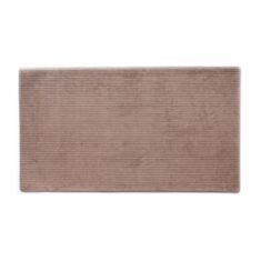 Килимок у ванну Dariana фіберлайн 68*120 коричневий - фото