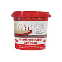 Інтер'єрна фарба акрилова Miks Color миюча біла 3 л - фото