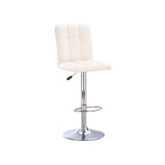 Стілець барний металевий Nowy styl Ralph Chrome Eco-50 молочний - фото