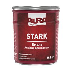 Емаль алкідна Aura Stark ПФ-266 для підлоги 87 червоно-коричнева 0,9 кг - фото
