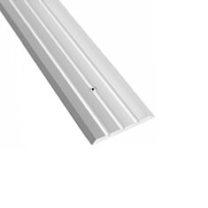 Поріг алюмінієвий ТІС АО40р-с27 рифлений 40*3 мм 2,7 м срібло - фото