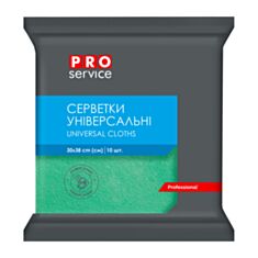 Салфетка вискозная PROservice 19100208 30*38 см 10 шт зеленая - фото