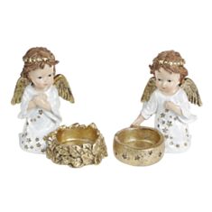 Підсвічник Ангел BonaDi 218-824 10,5 см 2 дизайни - фото