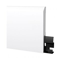 Плінтус Arbiton Dora D1010 білий 100*15*2400 мм - фото