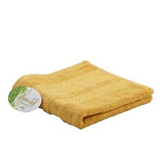 Рушник Romeo Soft Bambu Zebra 50*90 жовтий - фото