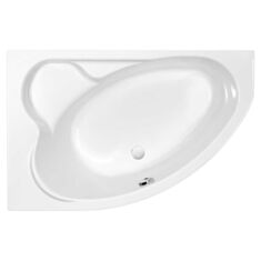 Ванна кутова акрилова ліва Cersanit Kaliope L 153x100 з ніжками - фото