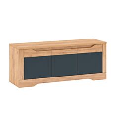 Тумба під телевізор Fidel J дуб крафт золотий/cірий - фото