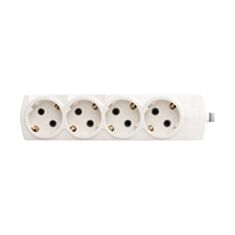 Колодка Gunsan Aras 301400 4 гнізда з заземленням і шторками - фото