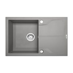 Кухонная мойка Deante Andante ZQN S113 78*49 см серый металлик - фото